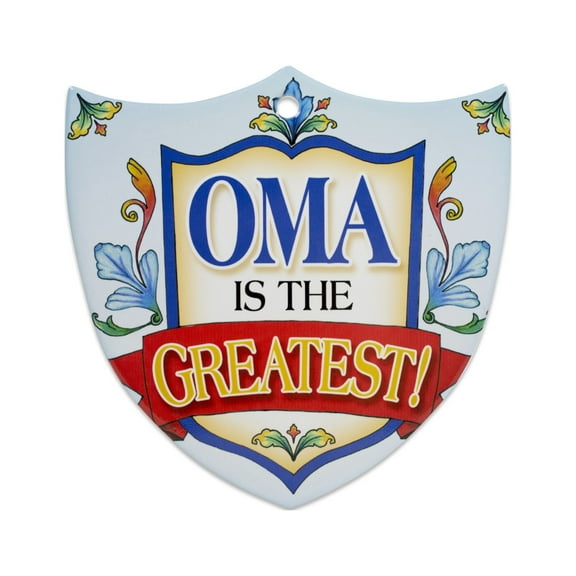 Ceramic Decoration Shield Oma
