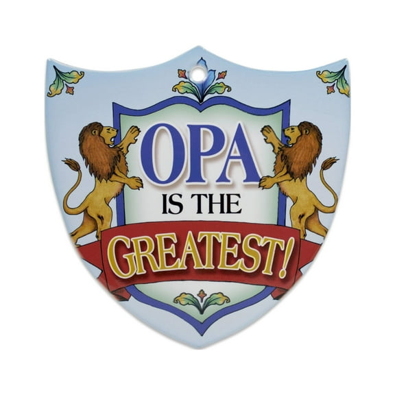 Ceramic Decoration Shield Opa