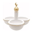 thumbnail image 1 of Ceramic Decorative Mosque Ornament with Crescent Dome Design for Home and Event Tabletop Display Islamic Art Decor, 1 of 4