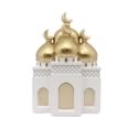 thumbnail image 1 of Ceramic Decorative Mosque Ornament with Crescent Dome Design for Home and Event Tabletop Display Islamic Art Decor, 1 of 3
