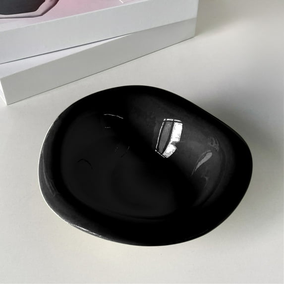 Ceramic Dessert Bowl for Afternoon Tea, Fruit Salad Serving Bowl, Cafe Tableware, 6.3-inch Porcelain Bowl, Versatile Cream Style Dishwasher Safe Bowl