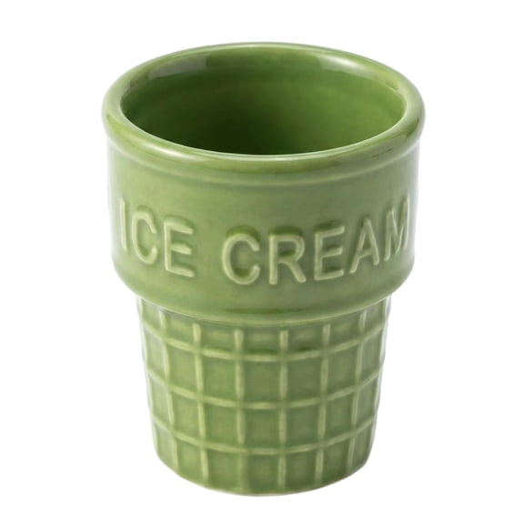 Ceramic Dessert Cup for Sundaes Snacks Drink Ice Cream Bowl for Home Kitchens Use Multipurpose Cookware
