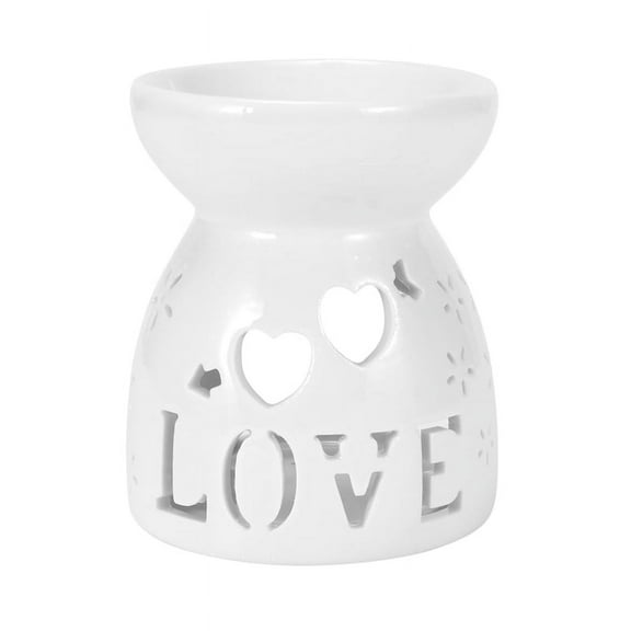 Ceramic Diffuser Candle Burner Burning Essential Oils Diffusers Aromatic Lamp -Love