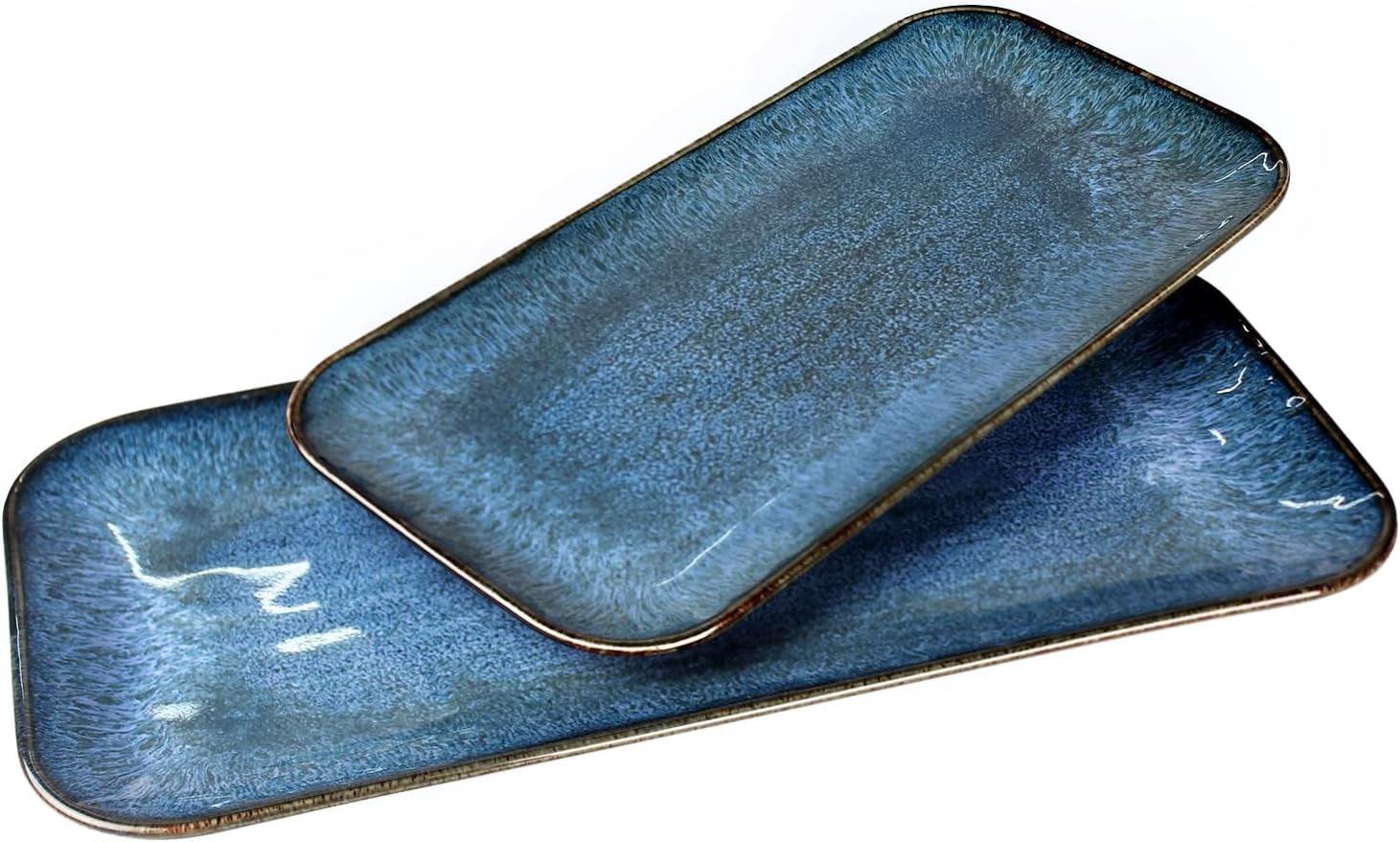 Jinsongdafa Ceramic Dinner Plates Set, Set Of 4, For Platter Tray Serving Plate - Microwave Oven & Dishwasher Safe,Scratch Resistant,Dinnerware