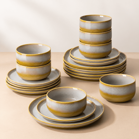Ceramic Dinnerware Set For 8 24-piece Plates And - Walmart.com