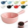 thumbnail image 1 of Ceramic Dipping Bowls with Handle - 2oz Mini Sauce Dishes for Sushi, BBQ, Party Snacks, Microwave & Dishwasher Safe Ramekins Set Clearance, 1 of 9