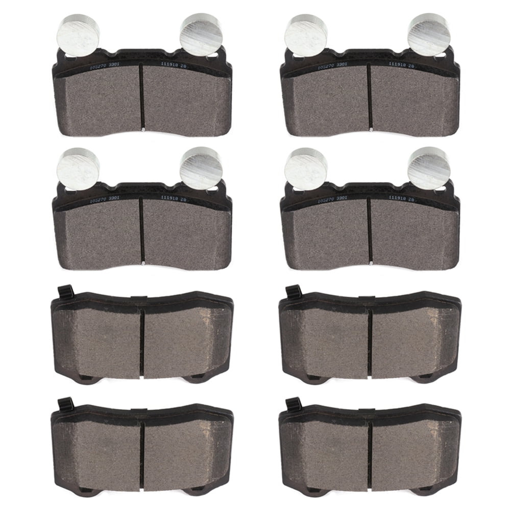 Ceramic Discs Brake Pads Kits, SCITOO 8pcs Disc Brakes Pads Set for