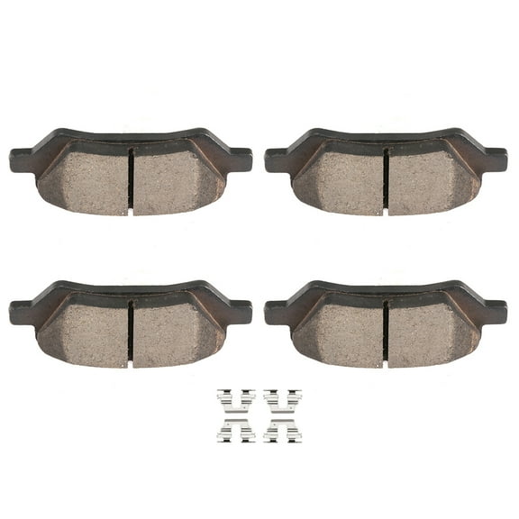 Ceramic Discs Brake Pads,SCITOO Rear Brake Pads fit for 2009 2010 2011 2012 2013 2014 2015 2016 for Toyota Venza
