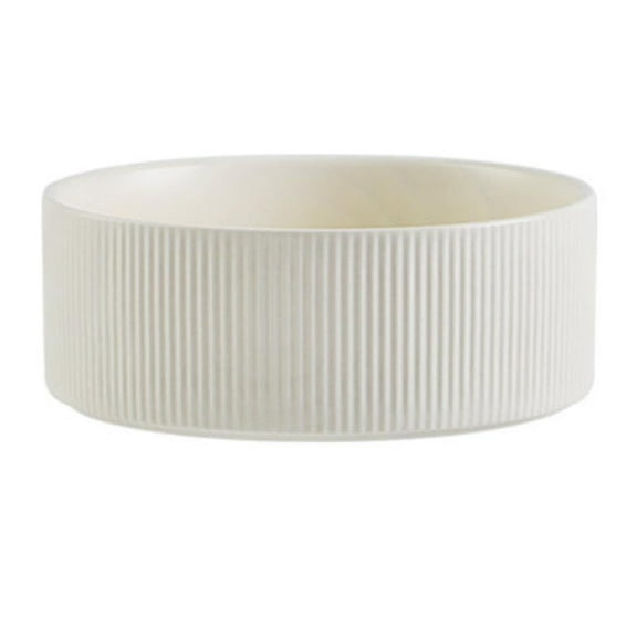 Ceramic Dog Bowl - Heavyweight And Durable Pet Food And Water Dish Crock, Dishwasher Safe, Modern