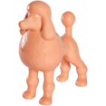 thumbnail image 1 of Ceramic Dog Statue - Shiny Orange Standing Poodle Dog Statue - Decorative Dog Sculpture for Garden or Home Décor - Poodle Dog Outdoor Statue - (9” x 3.5” x 9.25”), 1 of 16