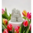 thumbnail image 1 of Ceramic Easter Bunny Rabbit Couple Salt and Pepper Shakers, 1 of 3