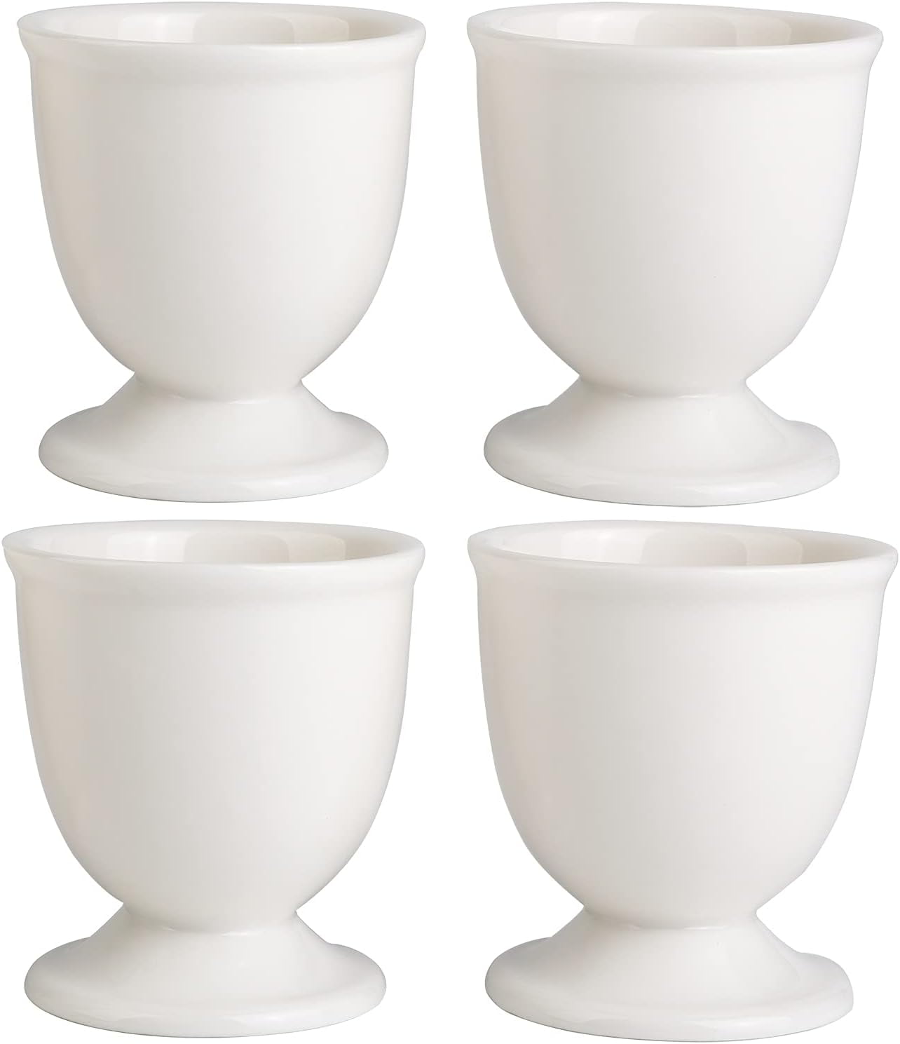 Ceramic Egg Cups Set for Soft Hard Boiled Eggs