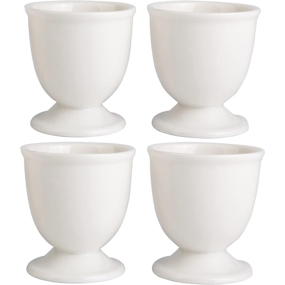 Ceramic Egg Cups Set for Soft Hard Boiled Eggs