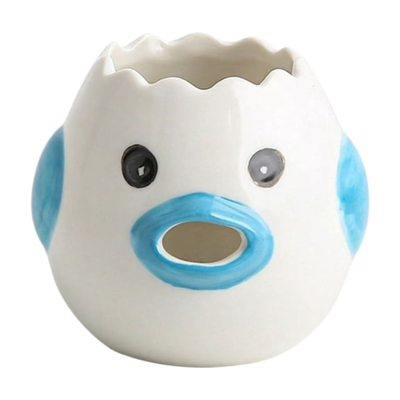 Ceramic Egg Separator, Novelty Chick Kitchen Gadget-Effortlessly Separate Yolks for Baking, Cooking, or Breakfast with This Fun and Adorable Ceramic Tool
