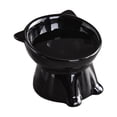 thumbnail image 1 of Ceramic Elevated Cat Bowls-Water Bowl, 15° Tilted Design, Anti-Vomiting & Spine Protection, Prevent Whisker Fatigue for Kittens to Adult Cats and Small Dogs, 1 of 7