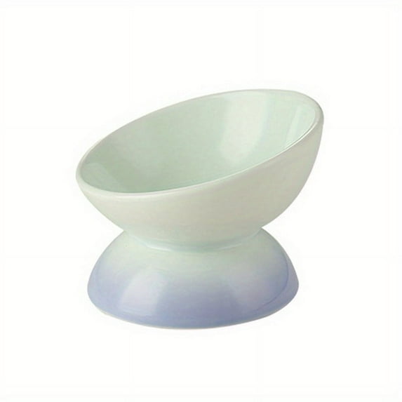 Ceramic Elevated Pet Food Bowls - Perfect for Dogs and Cats - Reduces Neck Strain and Improves Digestion