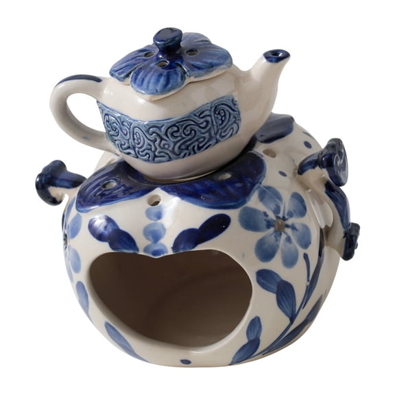 Ceramic Essential Oil Wax Melt Warmer, Tealight Holder Diffuser for Home Decor