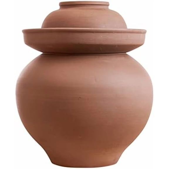 Ceramic Fermentation Crock with Lid, Thickened Porcelain Pickle Jar, Kimchi Pot with Lid Ceramic Food Storage Sealed Containers, Foods Turnip Cabbage Fermenting 4KG$$Home Decor, Kitchen, & Other