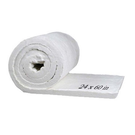 Ceramic Fiber Blanket 60" 24" High Temp Fire Resistant Insulation