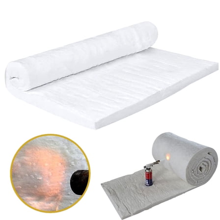 Ceramic Fiber Blanket Fireproof Insulation Baffle To 2400F High Temperature Resistance For Oven Stoves Kilns Forges Sofa protective cover