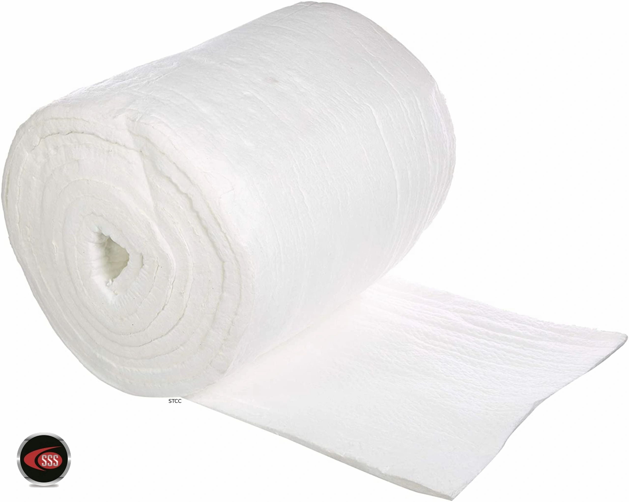 Ceramic Fiber Blanket Insulation 6# 2300F 1x24x25' for Wood Stoves, Pizza  Ovens, Kilns, Forges & More - 6# Pound 2300 Degrees (Qty 1 Box) 