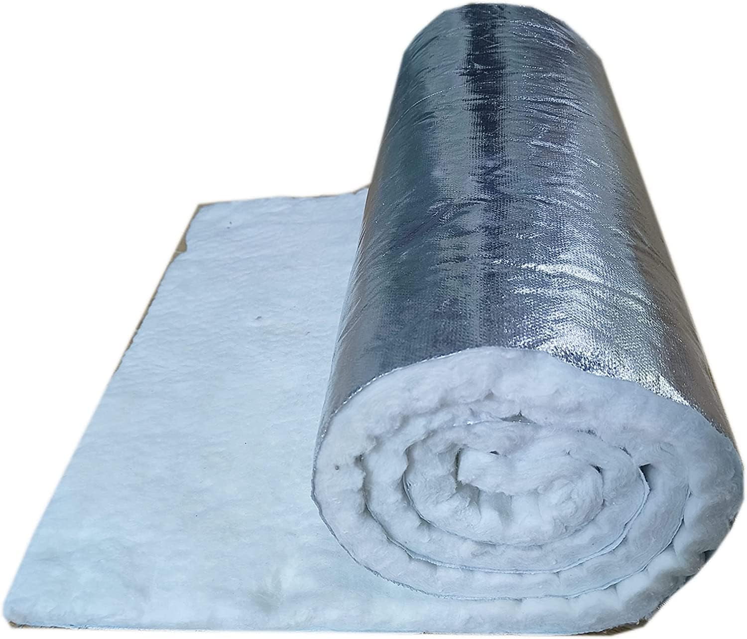 Ceramic Fiber Insulation Blanket 2300°F Fireproof - 141"x24"x2" For Wood Stove, Furnace, Pipe