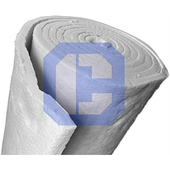 Ceramic Fiber Insulation Baffle Fire Blanket - 6.25'x24"x2" High Density Heat 2300f 8#, for Stoves, Furnace, Kilns, Fire Bricks, Boilers, Kilns, Blacksmithing, Pizza Ovens - AA Plus Shop$$Art & Craft