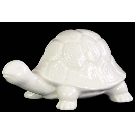 Ceramic Figurine Gloss Finish White 5"H -64