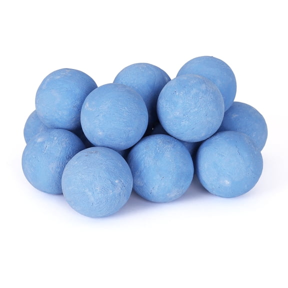 Ceramic Fire Ball Set 15 Pack - Blue