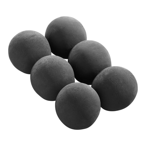 Ceramic Fire Balls 5 Inch, 6 Pcs Lava Rocks for Fire Pit