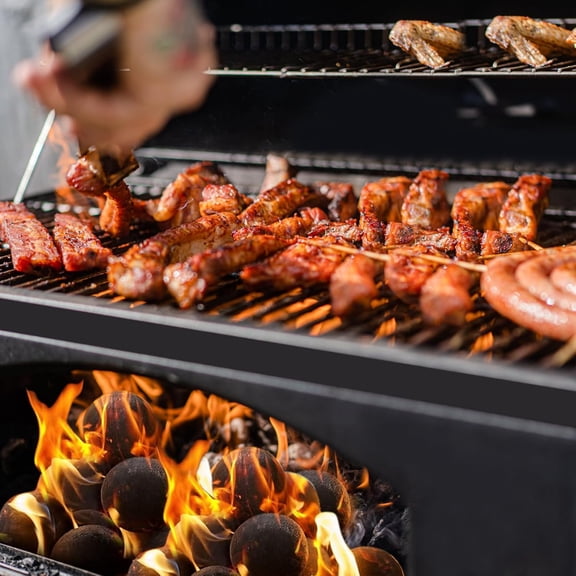 Ceramic Fire Balls for Fire Pit, Set of 15 Round Fire Stones Reusable Fireballs Set for Indoor and Outdoor Fire Pits or Fireplaces Accessory, 3 Inch,Black