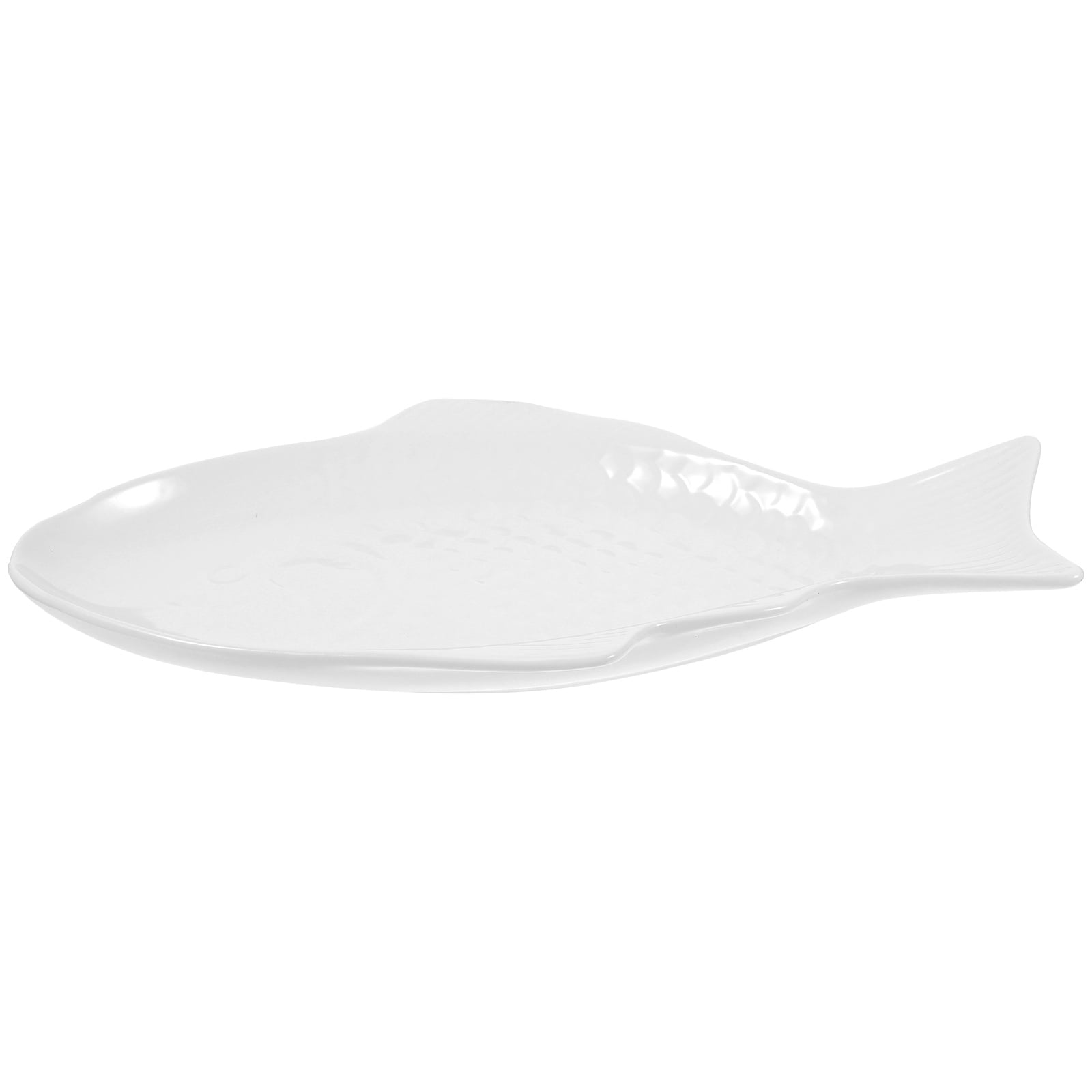 WYN Ceramic Fish Plate Unique Design Fish Serving Platter Dish Steaming ...