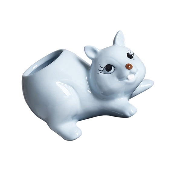 Ceramic Fleshy Plant Pot Planter Squirrel Shape Window Box Cactuses Plant