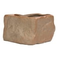 thumbnail image 1 of Ceramic Flower Pot Plant Containers Lightweight Sturdy Stone Shape Potted Bonsai Style A and Large, 1 of 8