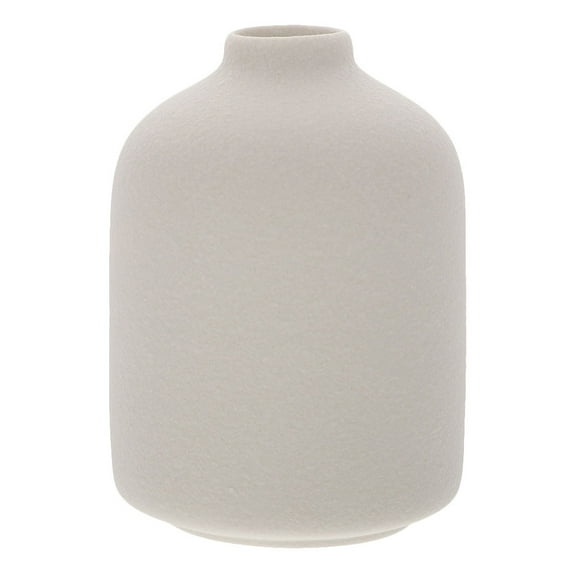 RENACLIPY Zen Style Ceramic Vase for Home and Garden White Pottery Floral Container