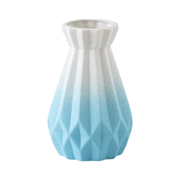 Ceramic Flower Vases , Modern Matte Vertical Ribbed, Nordic Minimalist Decor for Pampas Dried & Fresh Flowers, Centerpiece for Living Room, Shelf, Entryway, Wedding