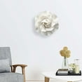 thumbnail image 1 of Ceramic Flowers Wall Decoration Wall Hanging Art Decor Handmade Ornament for Bedroom Living Room Home Farmhouse Hallway Room Camellia 7cm, 1 of 7