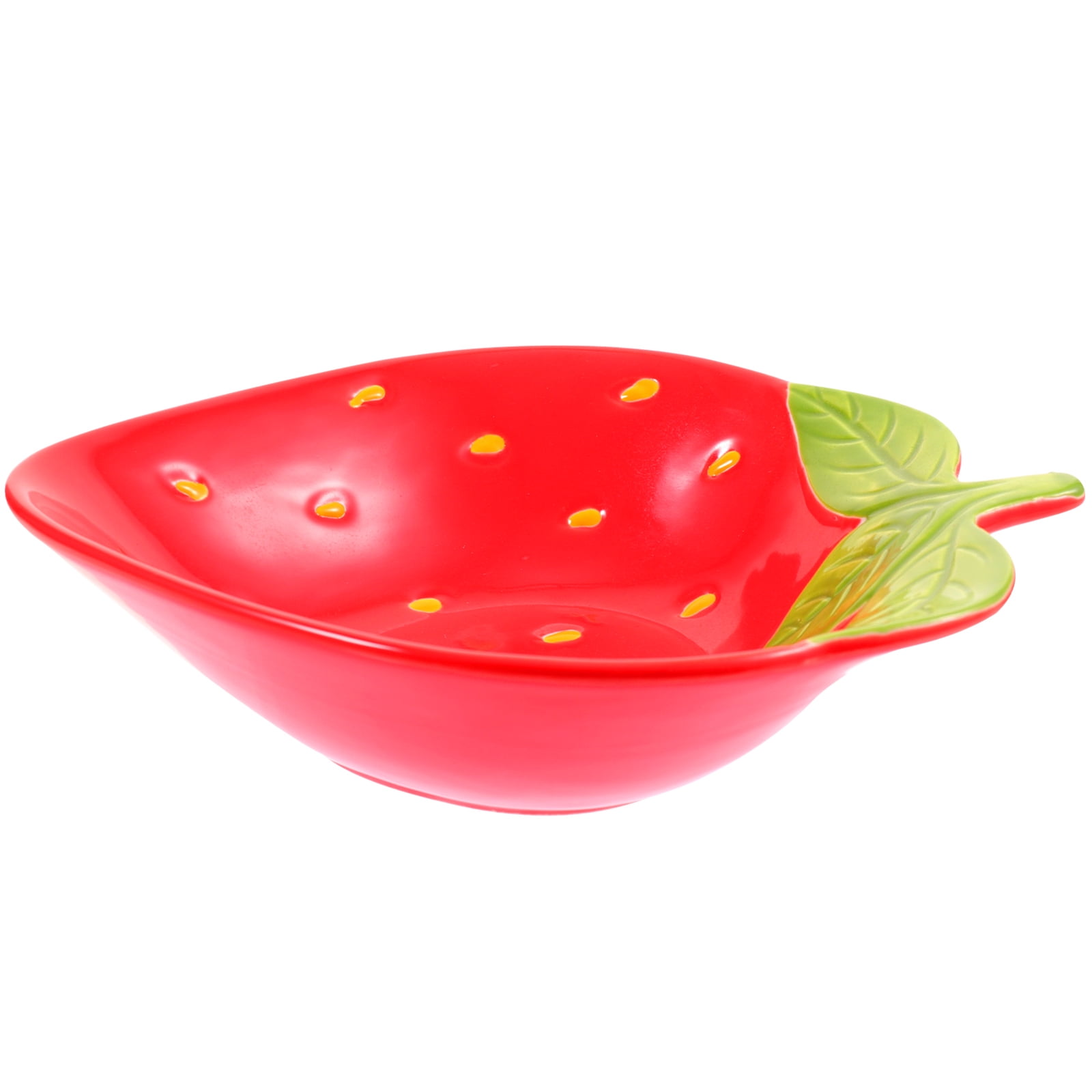Ceramic Food Bowl Adorable Strawberry Food Bowl Fruit Serving Bowl