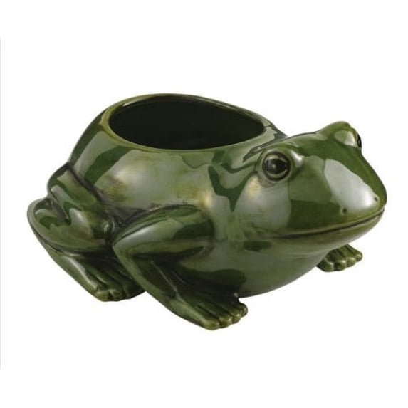Ceramic Frog Planter