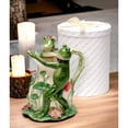 thumbnail image 1 of Ceramic Frog Tango Vase and Pitcher 9.5x10.5 inch Cottagecore Gift, 1 of 3