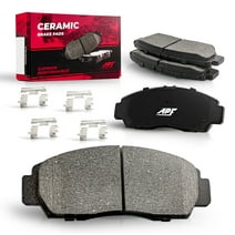 Transit Auto Front Ceramic Disc Brake Pads and Wear Sensor Pairs Kit