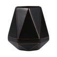thumbnail image 1 of Supvox 1Pc Black Ceramic Pen Holder with Geometric Design for Home Desktop Organizer, 1 of 7