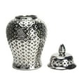 thumbnail image 1 of Ceramic Ginger Jar Vase Delicate Centerpiece Table Storage Decorative Vase Floral Arrangement for Desk Home Decoration Living Room Bookshelf, 1 of 8