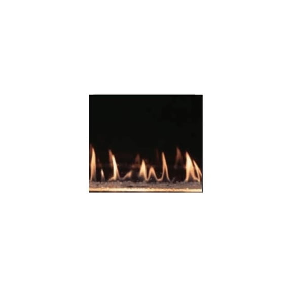 Ceramic Glass Fireplace Reflective Liner, Black