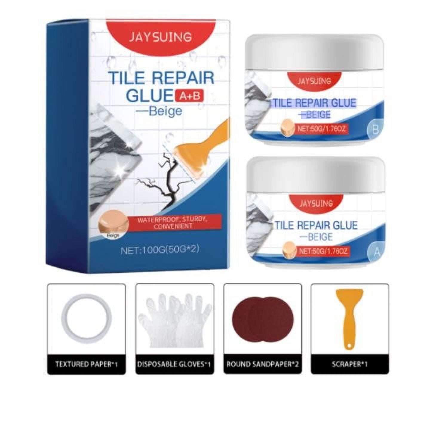 Ceramic Glue,Clear Super Glue for Ceramic,100ml Porcelain and Pottery Repair,Food Safe Adhesive