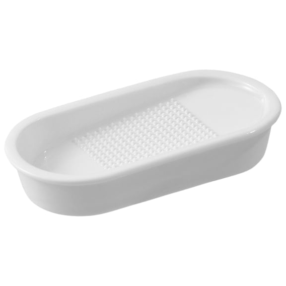 Ceramic Grater Plate White Modern Design Ceramic Grater Plate for Ginger, Garlic, Onion, Cheese, Lemon, Chocolate, Vegetables And Fruits in Kitchen by Ageoie