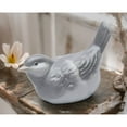 thumbnail image 1 of Ceramic Gray Bird Figurine 3.25in Home Decor Gift for Birdwatcher Mom, 1 of 5