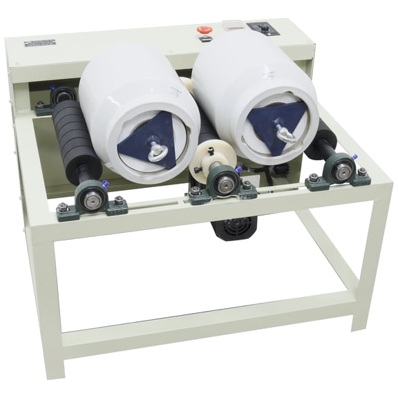 Ceramic Grinding Machine Horizontal Ceramic Ball Mill 220V 5L Ceramic Milling Jar*2 50-80r/min