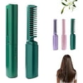 thumbnail image 1 of Ceramic Hairdressing Comb, 2-in-1 Hair Styler & Straightener, Portable Cordless & USB Rechargeable, 3 Adjustable Temperature Settings (150°C-200°C) for Frizz-Free Straight & Curly Styles, 1 of 10