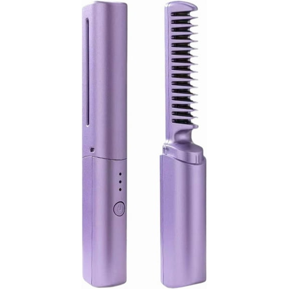 Ceramic Hairdressing Comb,Cedar and Ash Ceramic Combs,Cedarandash Ceramics Hairdressing Comb-Smooth, Frizz-Free Hair Anytime Anywhere,3Seetings Rechargeable CeramicHair Straightener